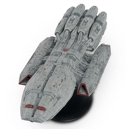 Eaglemoss - Battlestar Galactica - Pegasus Ship 1978 - top front view