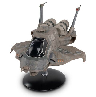 Eaglemoss - Battlestar Galactica - Modern Raptor Ship - front view