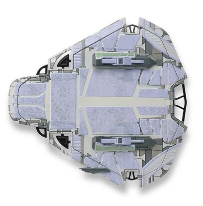 Eaglemoss model - Star Trek The Official Starships Collection 151 B'omar Patrol Ship