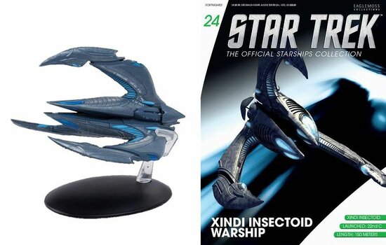 Eaglemoss model - Star Trek The Official Starships Collection 24 Xindi Insectoid Warship