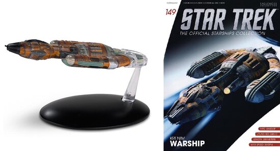 Eaglemoss model - Star Trek The Official Starships Collection 149 Krenim Warship