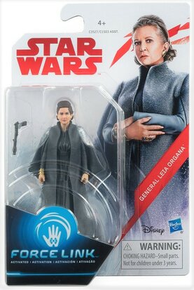 Hasbro actiefiguur - Star Wars The Last Jedi Force Link C1503/C3527 Leia Organa General