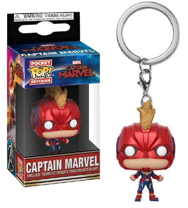 Funko Pocket Pop! Keychain - Marvel Captain Marvel Captain Marvel Masked