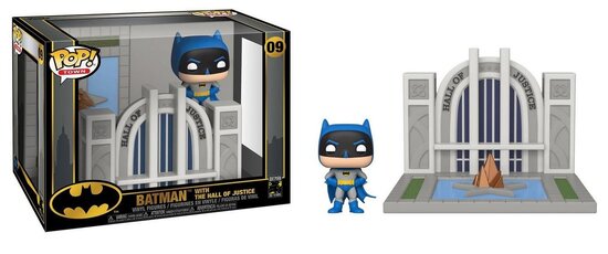 Funko Pop! Vinyl figuur - DC Batman 80 Years 9 Batman with Hall Of Justice