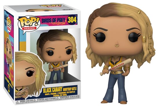 Funko Pop! Vinyl Figure - Action Birds of Prey 304 Black Canary Boobytrap Battle