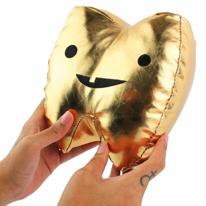 I Heart Guts Plush - Science Biology Gold Tooth