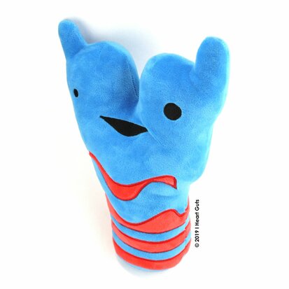 I Heart Guts Plush - Science Biology Larynx