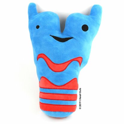 I Heart Guts Plush - Science Biology Larynx