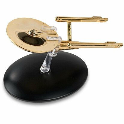 Eaglemoss Model - Star Trek The Official Starships Collection Gold-Plated SP23 USS Enterprise NCC-1701