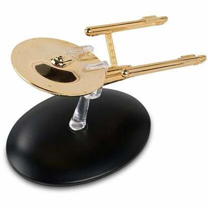 Eaglemoss Model - Star Trek The Official Starships Collection Gold-Plated SP23 USS Enterprise NCC-1701