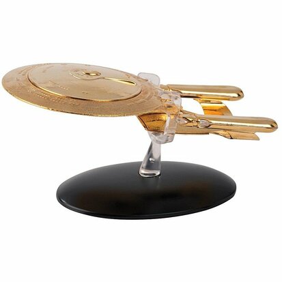 Eaglemoss Model - Star Trek The Official Starships Collection Gold-Plated SP20 USS Enterprise NCC-1701-D