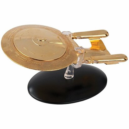 Eaglemoss Model - Star Trek The Official Starships Collection Gold-Plated SP20 USS Enterprise NCC-1701-D