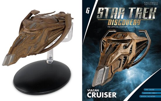 Eaglemoss Model - Star Trek Discovery The Official Starships Collection 06 Vulcan Cruiserv