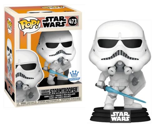 Funko Vinyl Figure - Star Wars Concept Series 473 Stormtrooper Funko Exclusive