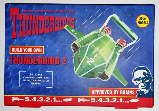 Paladone 3D Puzzle - Thunderbirds Build Your Own 03797 Thunderbirds 2