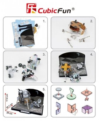 CubicFun 3D Puzzle - Technology Aerospace P651h Apollo Lunar Module