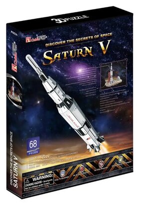 CubicFun 3D Puzzle - Technology Aerospace P653h Saturn V Rocket