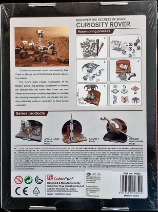 CubicFun 3D Puzzle - Technology Aerospace P652h Curiosity Rover