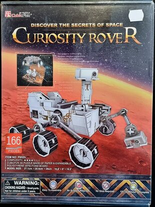 CubicFun 3D Puzzle - Technology Aerospace P652h Curiosity Rover