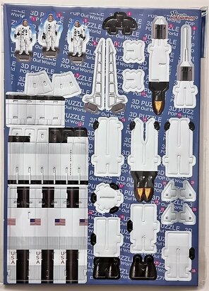 Scholas 3D Puzzle - Technology Aerospace 374902 Apollo 11 Rocket