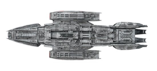 Eaglemoss model - Scifi Battlestar Galactica 17 Valkyrie