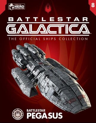 Eaglemoss - Battlestar Galactica - Pegasus Ship 1978 - Magazine