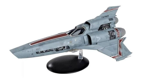 Eaglemoss Hero Collector model - Scifi Battlestar Galactica 15 Blood and Chrome Viper
