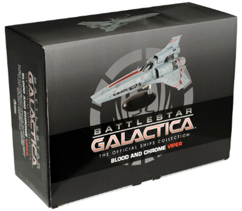 Eaglemoss Hero Collector model - Scifi Battlestar Galactica 15 Blood and Chrome Viper Box