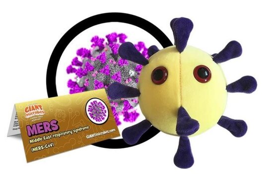 Giant Microbes Plush - Science Biology PD-0516 MERS