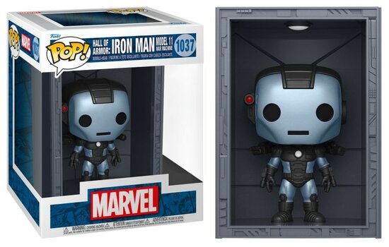 Funko vinyl figuur - Marvel Iron Man Hall of Armor 1037 Model 11 War Machine Previews Exclusive