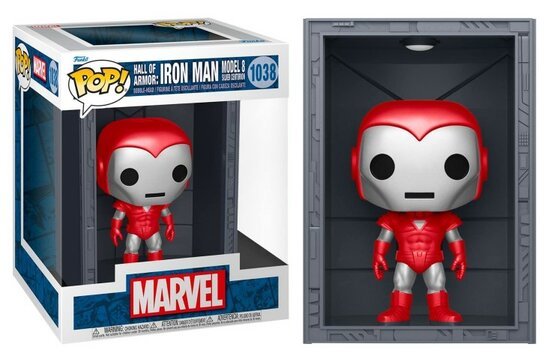 Funko vinyl figuur - Marvel Iron Man Hall of Armor 1038 Model 8 Silver Centurion Previews Exclusive