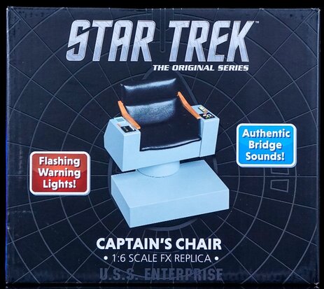 Qmx Master Series Model - Star Trek The Original Series 02378 Captain's Chair 1 to 6 Scale FX Replica 5