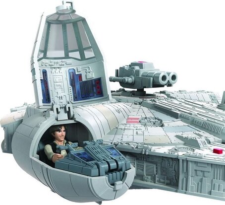 Hasbro Model - Star Wars A New Hope Mission Fleet 74087 Millennium Falcon with Han Solo