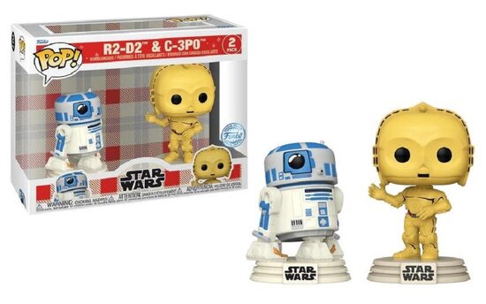 Funko Vinyl Figure - Star Wars A New Hope Special Edition 2-pack R2-D2 & C-3PO Retro Reimagined