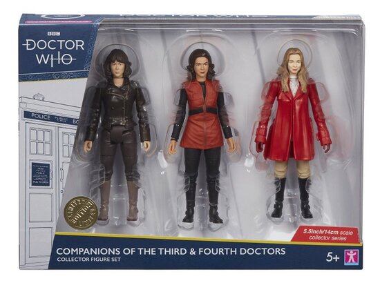 Character Online actiefiguur - Scifi Doctor Who 07244 Companions of the 3rd and 4th Doctor Sarah, Romana I, Romana II