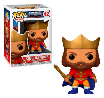 Funko vinyl figuur - Animatie Masters of the Universe 42 King Randor