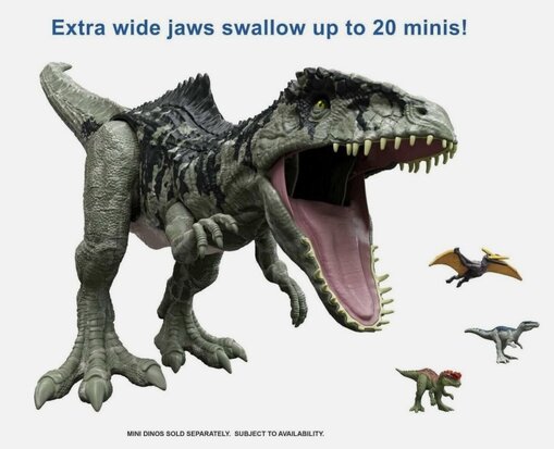 Mattel Action Figure - Scifi Jurassic World Dominion GWD68 Giganotosaurus Super Colossal