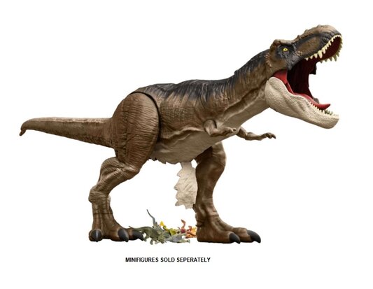 Mattel Action Figure - Scifi Jurassic World Dominion HBK73 Tyrannosaurus Rex Super Colossal