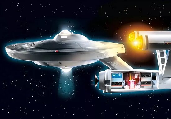 Playmobil Model - Star Trek The Original Series Lights and Sounds 70548 USS Enterprise NCC-1701