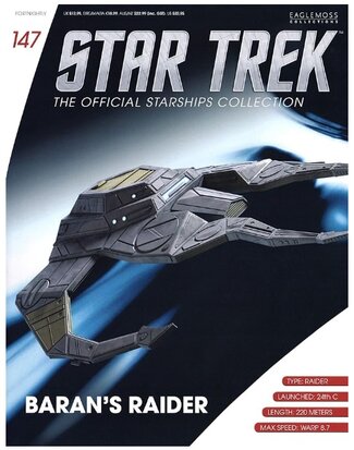 Eaglemoss model - Star Trek The Official Starships Collection 147 Baran's Raider