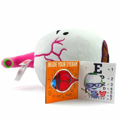 I Heart Guts plush eyeball brown
