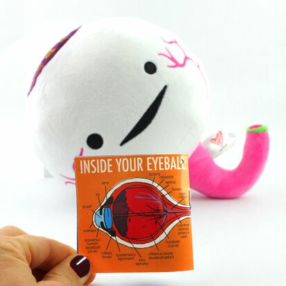 I Heart Guts plush eyeball brown