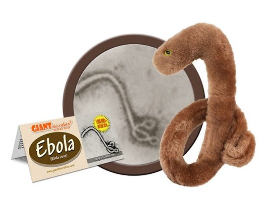 Giant Microbes plush Ebola virus