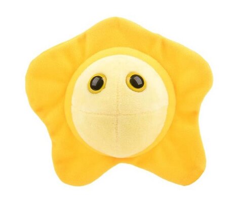 Giant Microbes pluche Herpes simplex virus