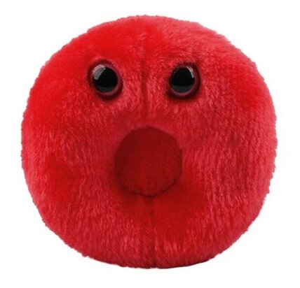 Giant Microbes pluche Red blood cell (rode bloedcel)