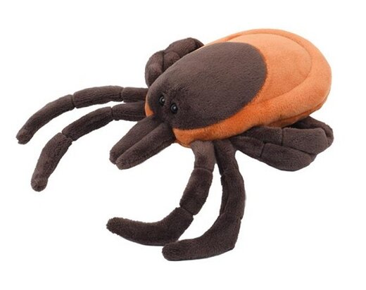 Giant Microbes plush Tick (Ixodes scapularis)