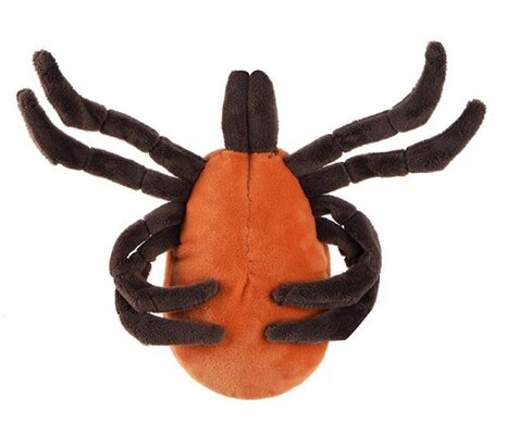 Giant Microbes plush Tick (Ixodes scapularis)