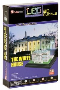 3D Puzzle: White House - LED (Cubic Fun)