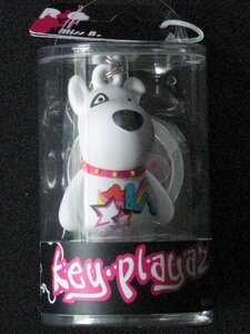 Key-Playaz keychain: Dog white (70411)