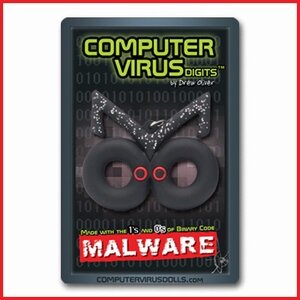 Computervirus sleutelhanger Malware